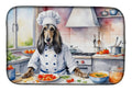 Afghan Hound The Chef Dish Drying Mat Absorbent Dish Drying Mat Pad for Kitchen Counter Dish Drainer Mat for Countertop, 14 x 21", Multicolor