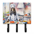 Afghan Hound The Chef Leash or Key Holder Wall Hooks, Coat Rack Wall Mount, for Hanging Keys, Towels, Aprons, Leashes