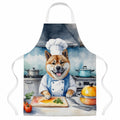 Akita The Chef Apron Cooking Kitchen Server Baking Crafts Gardening for Adult Women Men, Unisex, Large, Multicolor