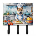 Akita The Chef Leash or Key Holder Wall Hooks, Coat Rack Wall Mount, for Hanging Keys, Towels, Aprons, Leashes