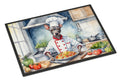 American Hairless Terrier The Chef Doormat Indoor Outdoor 24H X 36W Front Door Mat Rugs for Entryway, Non Slip Washable Low Pile,