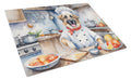 Anatolian Shepherd The Chef Cutting Board Tempered Glass Kitchen Cutting Surface, Heat Resistant Chopping, Non-Slip Feet, Food Prep & Serving