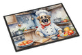 Anatolian Shepherd The Chef Doormat Indoor Outdoor 18H X 27W Front Door Mat Rugs for Entryway, Non Slip Washable