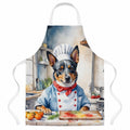 Australian Cattle Dog The Chef Apron Cooking Kitchen Server Baking Crafts Gardening for Adult Women Men, Unisex, Large, Multicolor