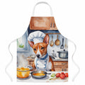 Basenji The Chef Apron Cooking Kitchen Server Baking Crafts Gardening for Adult Women Men, Unisex, Large, Multicolor