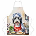 Bearded Collie The Chef Apron Cooking Kitchen Server Baking Crafts Gardening for Adult Women Men, Unisex, Large, Multicolor