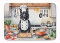 Belgian Sheepdog The Chef Memory Foam Kitchen Mat Machine Washable Anti-Fatigue Cushion Comfort Bath or Kitchen Rug