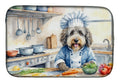 Bergamasco Sheepdog The Chef Dish Drying Mat Absorbent Dish Drying Mat Pad for Kitchen Counter Dish Drainer Mat for Countertop, 14 x 21", Multicolor