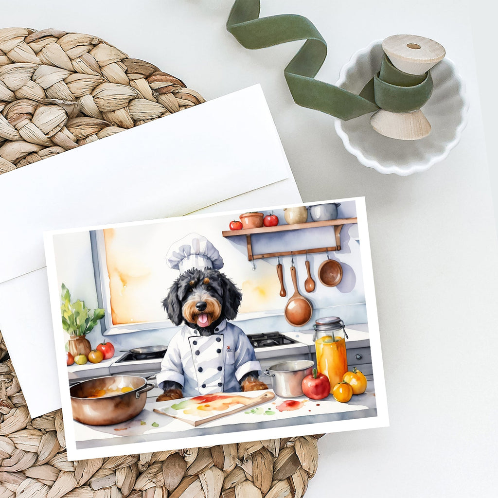 Bernedoodle The Chef Greeting Cards Pack of 8 Blank Cards with Envelopes Whimsical A7 Size 5x7