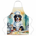 Bernese Mountain Dog The Chef Apron Cooking Kitchen Server Baking Crafts Gardening for Adult Women Men, Unisex, Large, Multicolor
