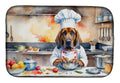 Bloodhound The Chef Dish Drying Mat Absorbent Dish Drying Mat Pad for Kitchen Counter Dish Drainer Mat for Countertop, 14 x 21", Multicolor