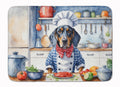 Bluetick Coonhound The Chef Memory Foam Kitchen Mat Machine Washable Anti-Fatigue Cushion Comfort Bath or Kitchen Rug