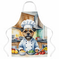 Border Terrier The Chef Apron Cooking Kitchen Server Baking Crafts Gardening for Adult Women Men, Unisex, Large, Multicolor