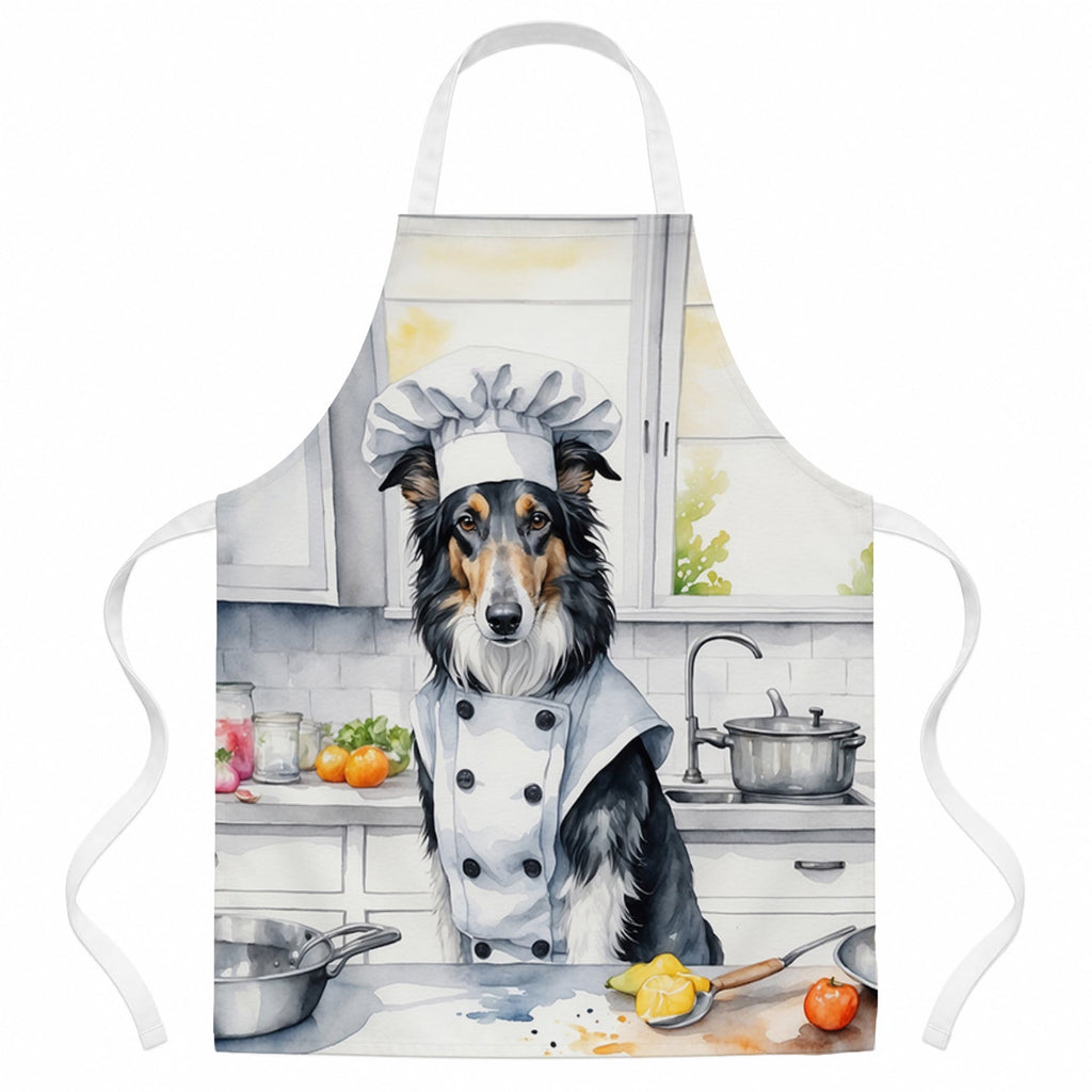 Borzoi The Chef Apron Cooking Kitchen Server Baking Crafts Gardening for Adult Women Men, Unisex, Large, Multicolor