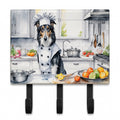 Borzoi The Chef Leash or Key Holder Wall Hooks, Coat Rack Wall Mount, for Hanging Keys, Towels, Aprons, Leashes