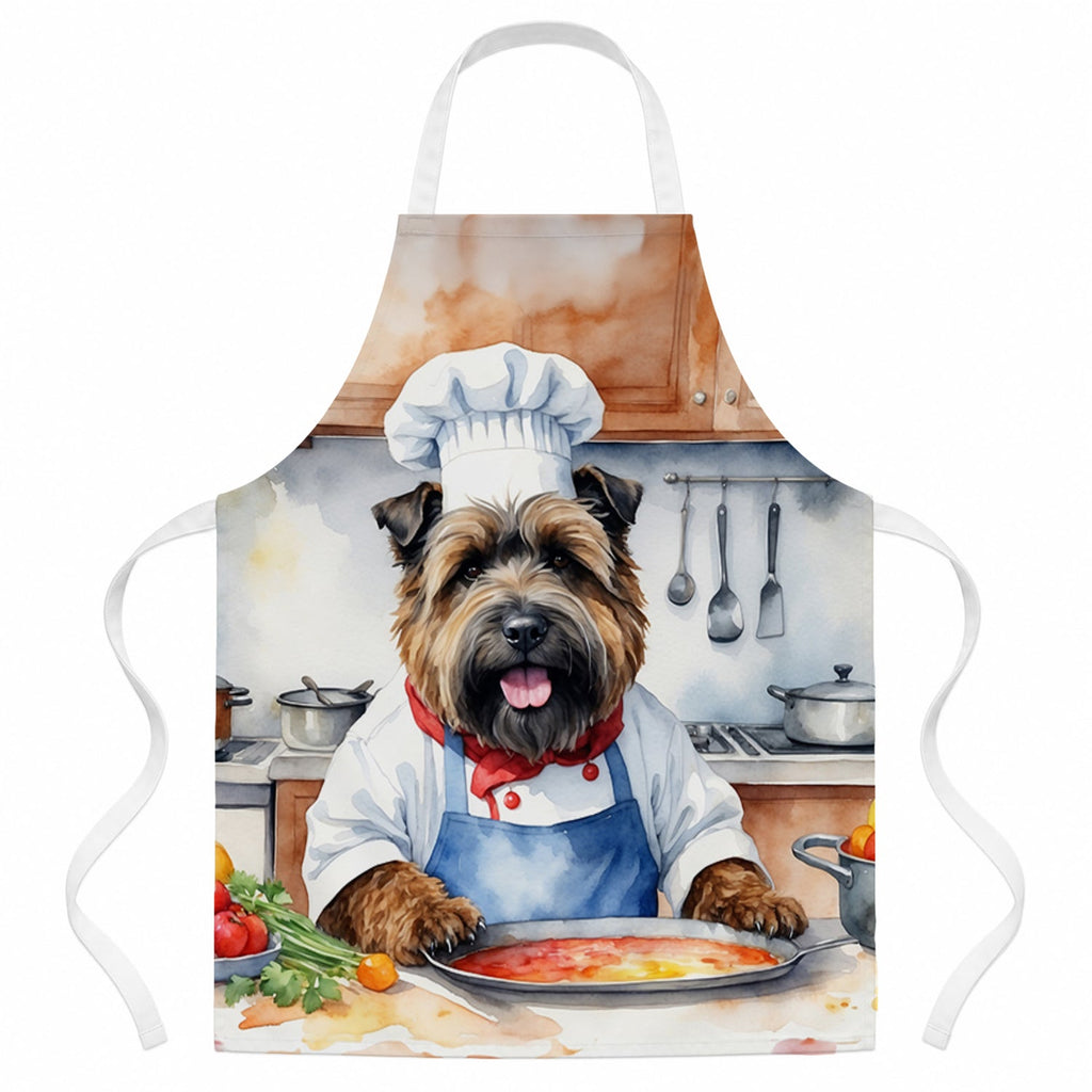 Bouvier des Flandres The Chef Apron Cooking Kitchen Server Baking Crafts Gardening for Adult Women Men, Unisex, Large, Multicolor