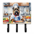 Bouvier des Flandres The Chef Leash or Key Holder Wall Hooks, Coat Rack Wall Mount, for Hanging Keys, Towels, Aprons, Leashes