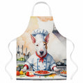 Bull Terrier The Chef Apron Cooking Kitchen Server Baking Crafts Gardening for Adult Women Men, Unisex, Large, Multicolor