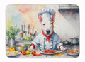 Bull Terrier The Chef Memory Foam Kitchen Mat Machine Washable Anti-Fatigue Cushion Comfort Bath or Kitchen Rug