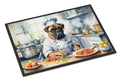 Bullmastiff The Chef Doormat Indoor Outdoor 18H X 27W Front Door Mat Rugs for Entryway, Non Slip Washable