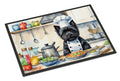 Cairn Terrier The Chef Doormat Indoor Outdoor 24H X 36W Front Door Mat Rugs for Entryway, Non Slip Washable Low Pile,