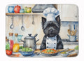 Cairn Terrier The Chef Memory Foam Kitchen Mat Machine Washable Anti-Fatigue Cushion Comfort Bath or Kitchen Rug