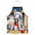 Chinese Crested The Chef Apron Cooking Kitchen Server Baking Crafts Gardening for Adult Women Men, Unisex, Large, Multicolor