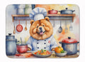Chow Chow The Chef Memory Foam Kitchen Mat Machine Washable Anti-Fatigue Cushion Comfort Bath or Kitchen Rug