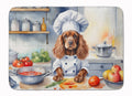 Cocker Spaniel The Chef Memory Foam Kitchen Mat Machine Washable Anti-Fatigue Cushion Comfort Bath or Kitchen Rug
