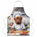 Dogue de Bordeaux The Chef Apron Cooking Kitchen Server Baking Crafts Gardening for Adult Women Men, Unisex, Large, Multicolor