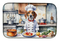 English Foxhound The Chef Dish Drying Mat Absorbent Dish Drying Mat Pad for Kitchen Counter Dish Drainer Mat for Countertop, 14 x 21", Multicolor