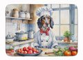 English Setter The Chef Memory Foam Kitchen Mat Machine Washable Anti-Fatigue Cushion Comfort Bath or Kitchen Rug