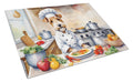 Fox Terrier The Chef Cutting Board Tempered Glass Kitchen Cutting Surface, Heat Resistant Chopping, Non-Slip Feet, Food Prep & Serving