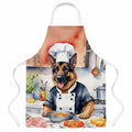German Shepherd The Chef Apron Cooking Kitchen Server Baking Crafts Gardening for Adult Women Men, Unisex, Large, Multicolor