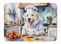 Great Pyrenees The Chef Memory Foam Kitchen Mat Machine Washable Anti-Fatigue Cushion Comfort Bath or Kitchen Rug