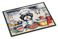 Havanese The Chef Doormat Indoor Outdoor 18H X 27W Front Door Mat Rugs for Entryway, Non Slip Washable