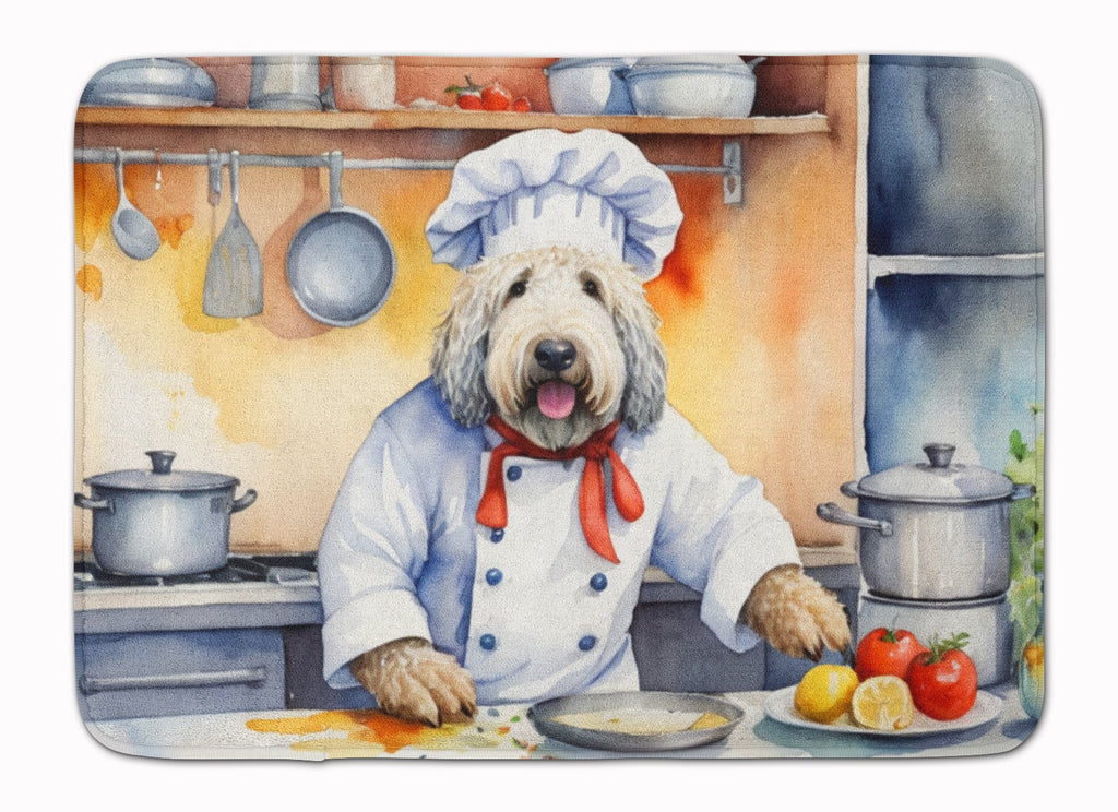 Komondor The Chef Memory Foam Kitchen Mat Machine Washable Anti-Fatigue Cushion Comfort Bath or Kitchen Rug