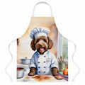 Labradoodle The Chef Apron Cooking Kitchen Server Baking Crafts Gardening for Adult Women Men, Unisex, Large, Multicolor