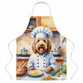 Labradoodle The Chef Apron Cooking Kitchen Server Baking Crafts Gardening for Adult Women Men, Unisex, Large, Multicolor