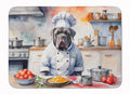 Neapolitan Mastiff The Chef Memory Foam Kitchen Mat Machine Washable Anti-Fatigue Cushion Comfort Bath or Kitchen Rug