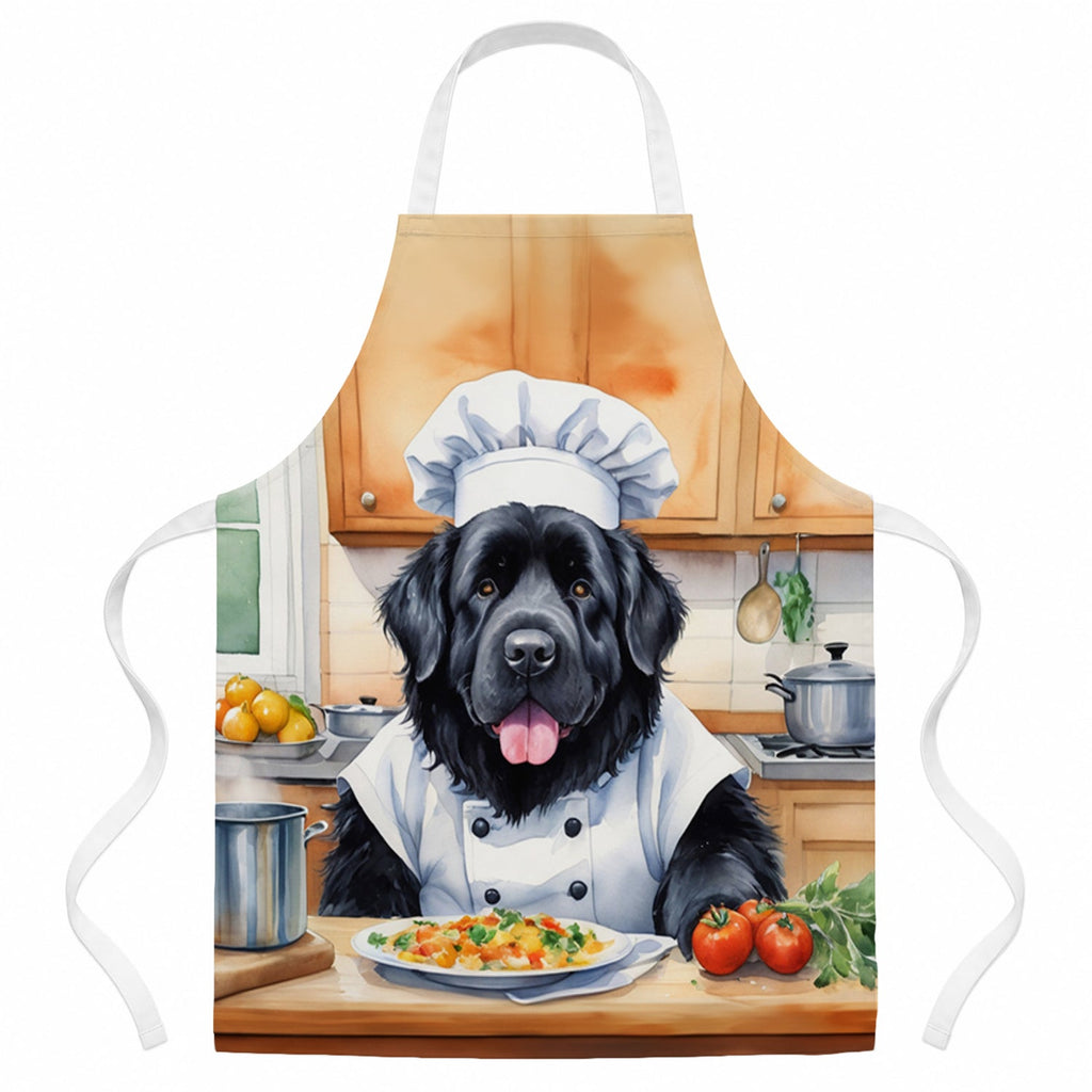 Newfoundland The Chef Apron Cooking Kitchen Server Baking Crafts Gardening for Adult Women Men, Unisex, Large, Multicolor