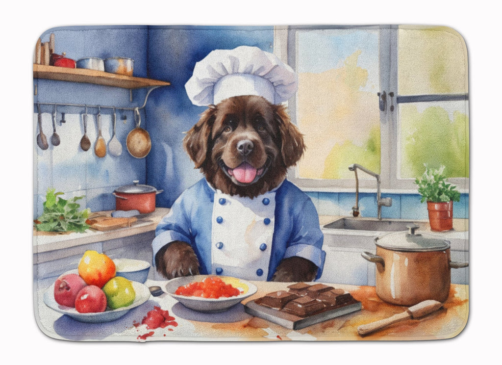 Newfoundland The Chef Memory Foam Kitchen Mat Machine Washable Anti-Fatigue Cushion Comfort Bath or Kitchen Rug