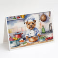 Norfolk Terrier The Chef Greeting Cards Pack of 8 Blank Cards with Envelopes Whimsical A7 Size 5x7