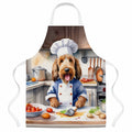 Otterhound The Chef Apron Cooking Kitchen Server Baking Crafts Gardening for Adult Women Men, Unisex, Large, Multicolor
