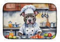 Pit Bull Terrier The Chef Dish Drying Mat Absorbent Dish Drying Mat Pad for Kitchen Counter Dish Drainer Mat for Countertop, 14 x 21", Multicolor