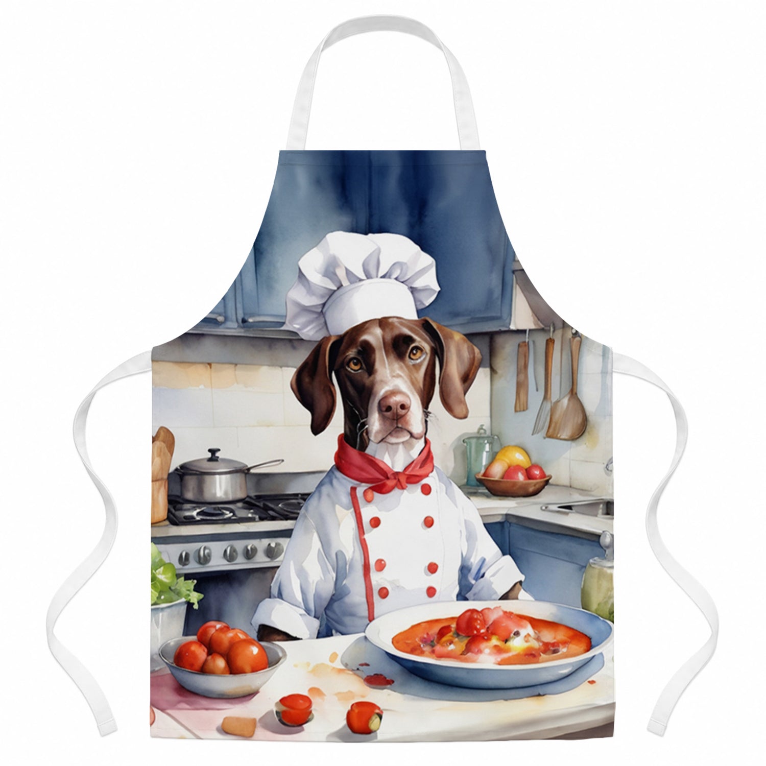 Pointer The Chef Apron Cooking Kitchen Server Baking Crafts Gardening for Adult Women Men, Unisex, Large, Multicolor