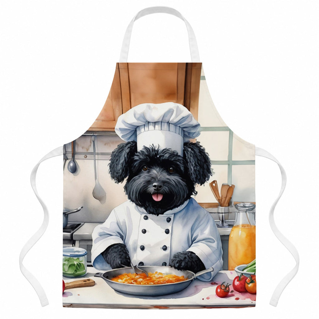 Puli The Chef Apron Cooking Kitchen Server Baking Crafts Gardening for Adult Women Men, Unisex, Large, Multicolor
