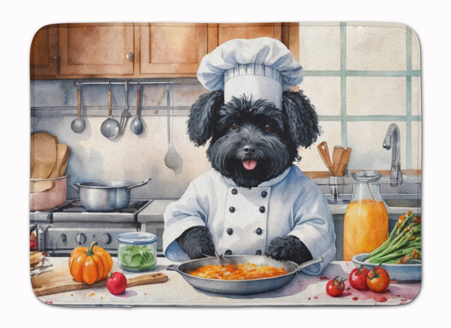Puli The Chef Memory Foam Kitchen Mat Machine Washable Anti-Fatigue Cushion Comfort Bath or Kitchen Rug