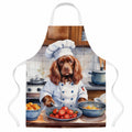 Sussex Spaniel The Chef Apron Cooking Kitchen Server Baking Crafts Gardening for Adult Women Men, Unisex, Large, Multicolor