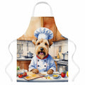 Wheaten Terrier The Chef Apron Cooking Kitchen Server Baking Crafts Gardening for Adult Women Men, Unisex, Large, Multicolor